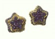 Purple Drusy Starfish Bracelet