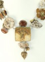 Porcelain & Drusy Statement Necklace