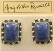 Dumortierite Clip Earrings