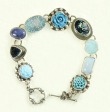 Dumortierite Clip Earrings