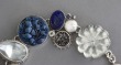 Royal Blue Ice Statement Bracelet