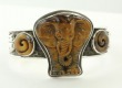 Tiger Eye Elephant Cuff