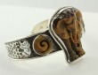 Tiger Eye Elephant Cuff