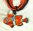 Enamel Fish Necklace