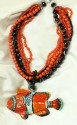 Enamel Fish Necklace