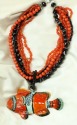 Enamel Fish Necklace