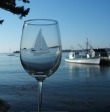 Etched Sailboat 19 oz. All Purpose Wine 