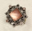 Faceted Peach Ring