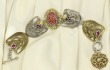Mars & Valentine Filigree Bracelet with Pink Drusy--COORDINATING EARRINGS AVAILABLE