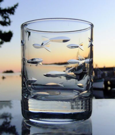 Rolf School of Fish  2.5 oz. Shot Glass ("Votive")