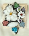 Floral Bouquet Pin-Pendant