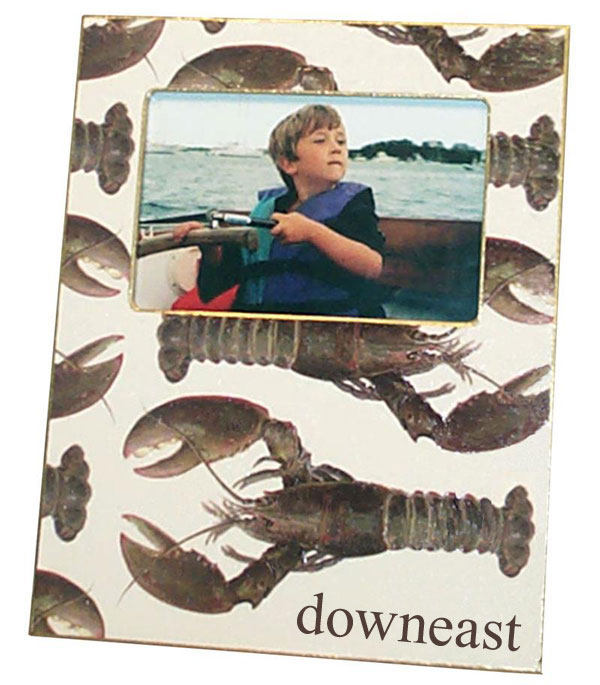 Downeast Fresh Lobster Decoupage Picture Frame