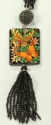 Butterfly Garden Tassel Necklace