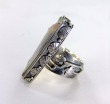 Hand Painted Vintage Geisha Tile Ring