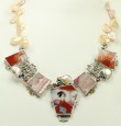Mars & Valentine Vintage Geisha Tile Statement Collar