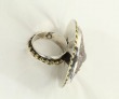  Czech Glass Button Large Statement Ring