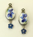 Handmade Glass Earrings--BOTH POST & CLIP IN STOCK