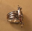 Mars & Valentine Golden Gothic Ring--ORIGINALLY $235.00