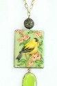 Amy Kahn Russell Goldfinch on Cherry Blossom Branch