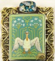 Hand Painted Pelican Pin-Pendant