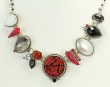 Mars & Valentine Graphic Chart Statement Necklace   