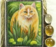Cat with Green Eyes Pin-Pendant