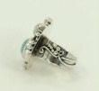 Echo of the Dreamer Blue & Green Gemstone Cluster Ring
