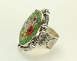 Mars & Valentine Large Antique Micro-Mosaic Statement Ring