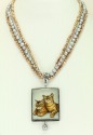 Best Friends Pendant Necklace with Pearls