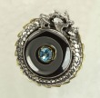 Hematite Dragon Ring