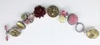 Golden Bee Bracelet with Pink Heart