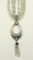 Mars & Valentine Vintage English Porcelain Horseshoe Necklace