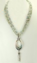 Mars & Valentine Vintage English Porcelain Horseshoe Necklace