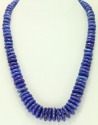 Graduated Howlite Discs Necklace