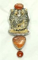 Fossilized Mammoth Ivory Pin-Pendant