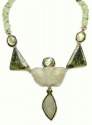 Echo of the Dreamer Jade Butterfly Statement Necklace