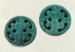Hand Carved Jade Clip Earrings