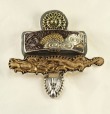 Japanese Fuchi with Menuki--COORDINATING RING