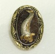 Large Japanese Fish Kashira Ring