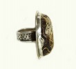 Large Japanese Kashira Ring--COORDINATING PIN-PENDANT & NECKLACE