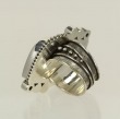 Graceful Kyanite Ring with Gemstones
