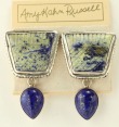 Exquisite Lapis Frogs Pin-Pendant