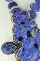 Hand Carved Lapis Pendant Necklace--ONE OF A KIND
