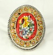 Very Large Antique Micro-Mosaic Ring