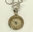 Mars & Valentine Antique German Large Compass Statement Necklace