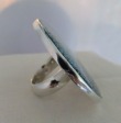 Large Turquoise Statement Ring--Adjustable--Fits sizes 5-11