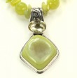 Echo of the Dreamer Green Drusy & Lemon Topaz Statement Necklace
