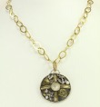 Mars & Valentine Nautical Life Preserver Cluster Necklace