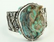 Turquoise Lizard Cuff with Gemstones