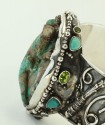 Turquoise Lizard Cuff with Gemstones